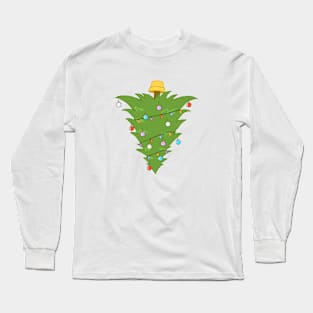 Upside Down Christmas Tree Long Sleeve T-Shirt